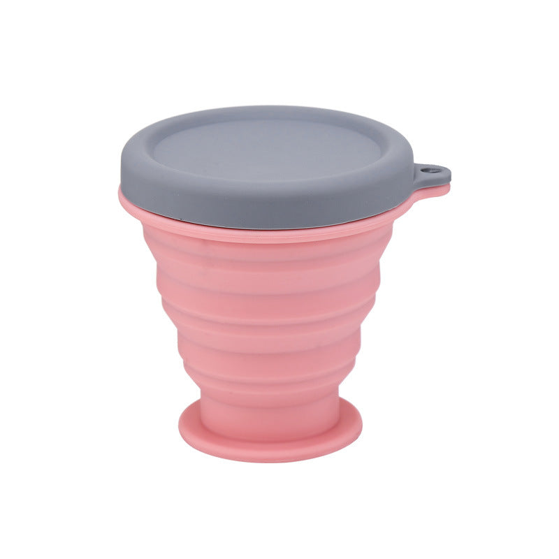 Tazza pieghevole in silicone - Portatile e resistente