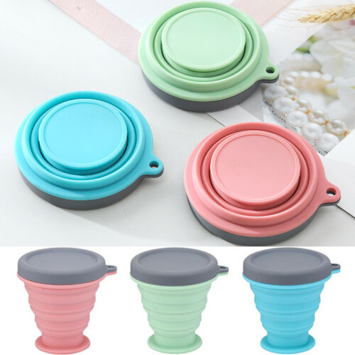 Tazza pieghevole in silicone - Portatile e resistente