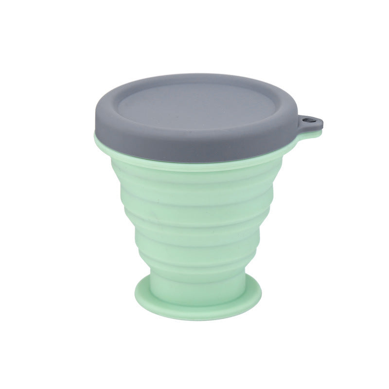 Tazza pieghevole in silicone - Portatile e resistente